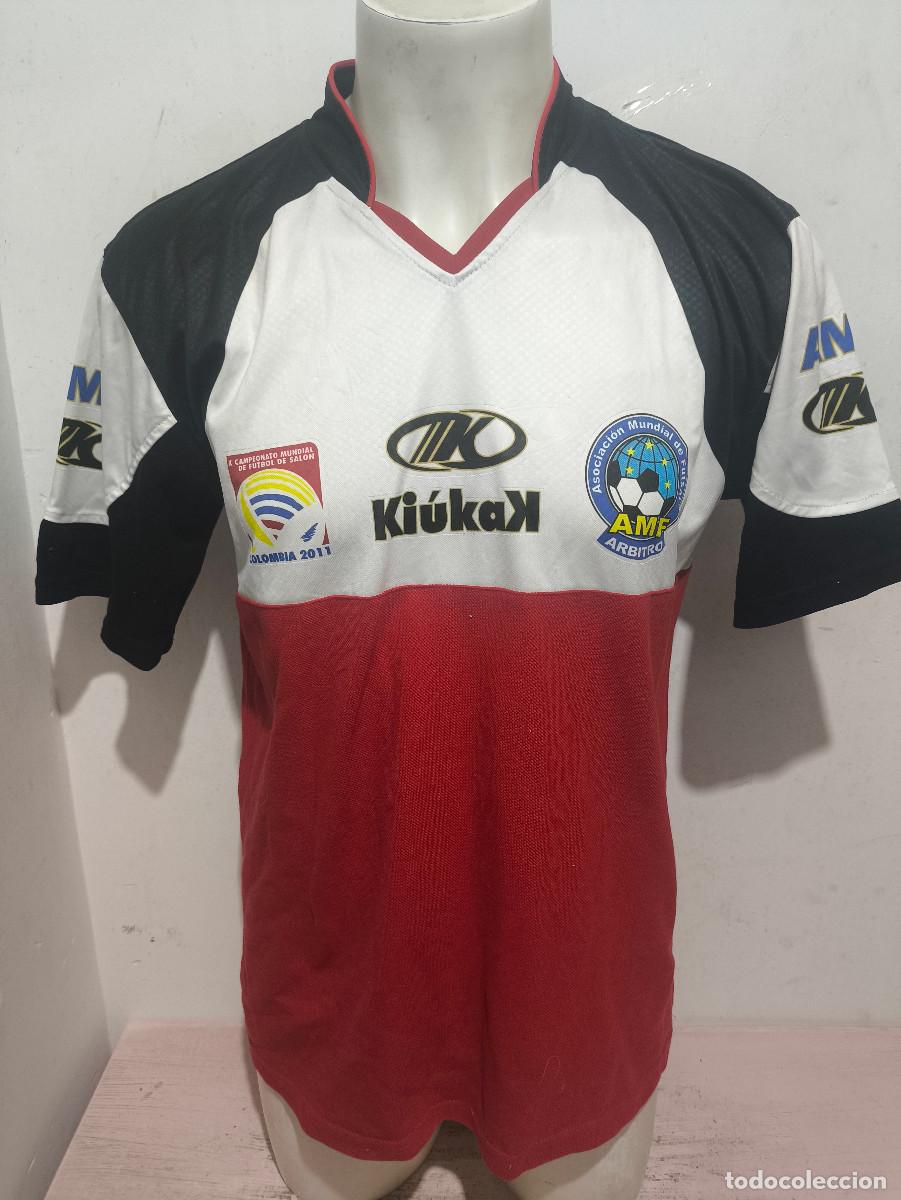 Coleccionismo deportivo: Asociaci&oacute;n Mundial de Futsal camiseta futbol football shirt m 55cts