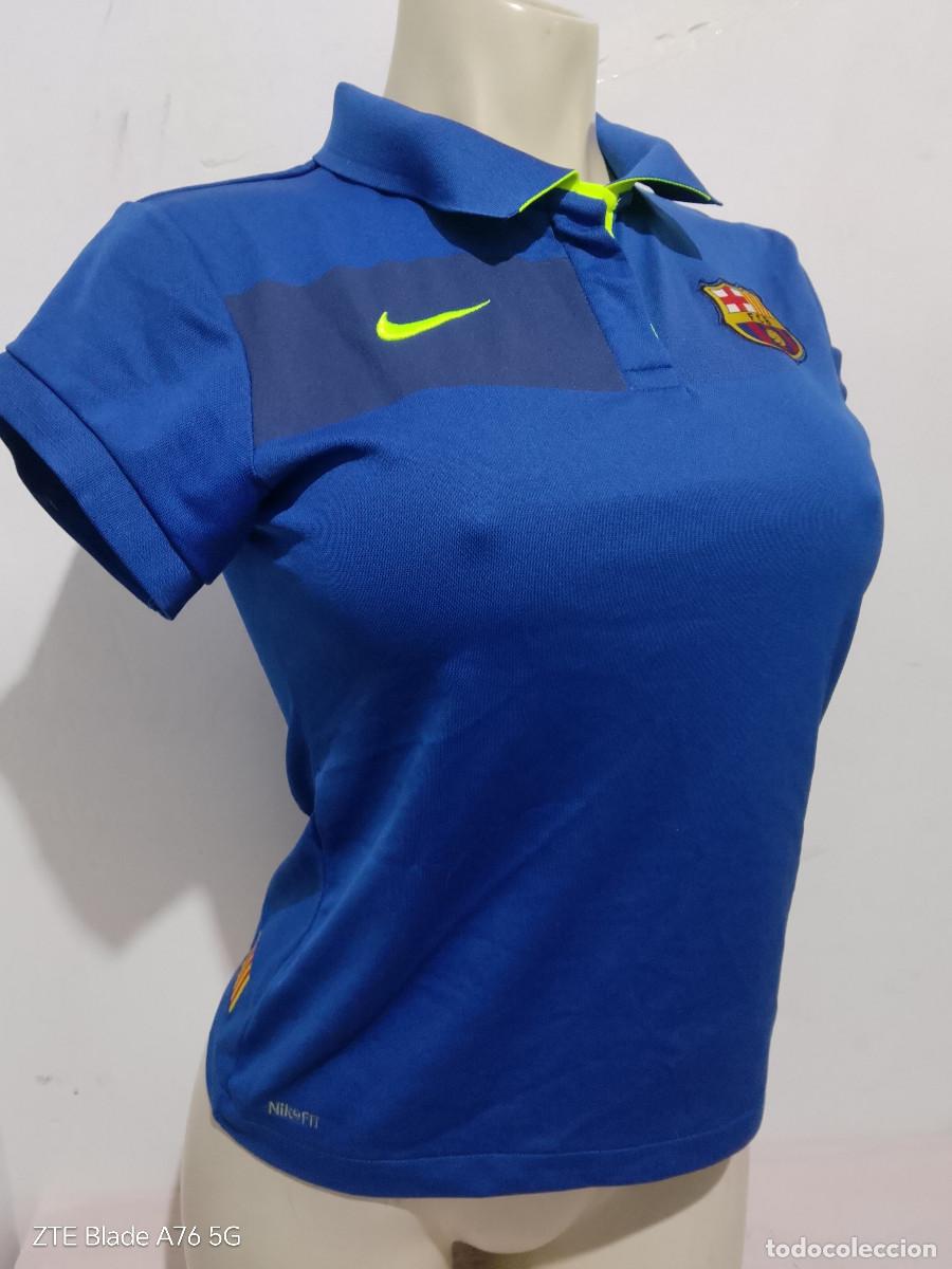 Coleccionismo deportivo: FC Barcelona polo woman shirt camiseta chica mujer L 47cts