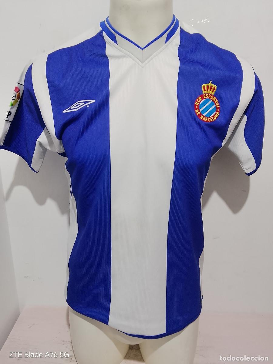 Coleccionismo deportivo: RCD ESpanyol 2002 camiseta futbol football shirt s 56cts