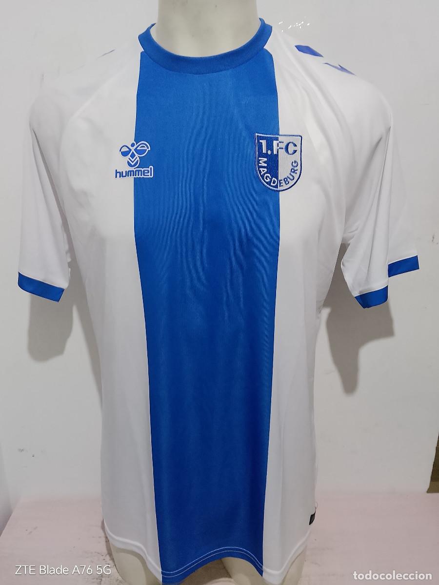 Coleccionismo deportivo: 1. FC Magdeburg germany deutschland football shirt camiseta futbol L 57cts