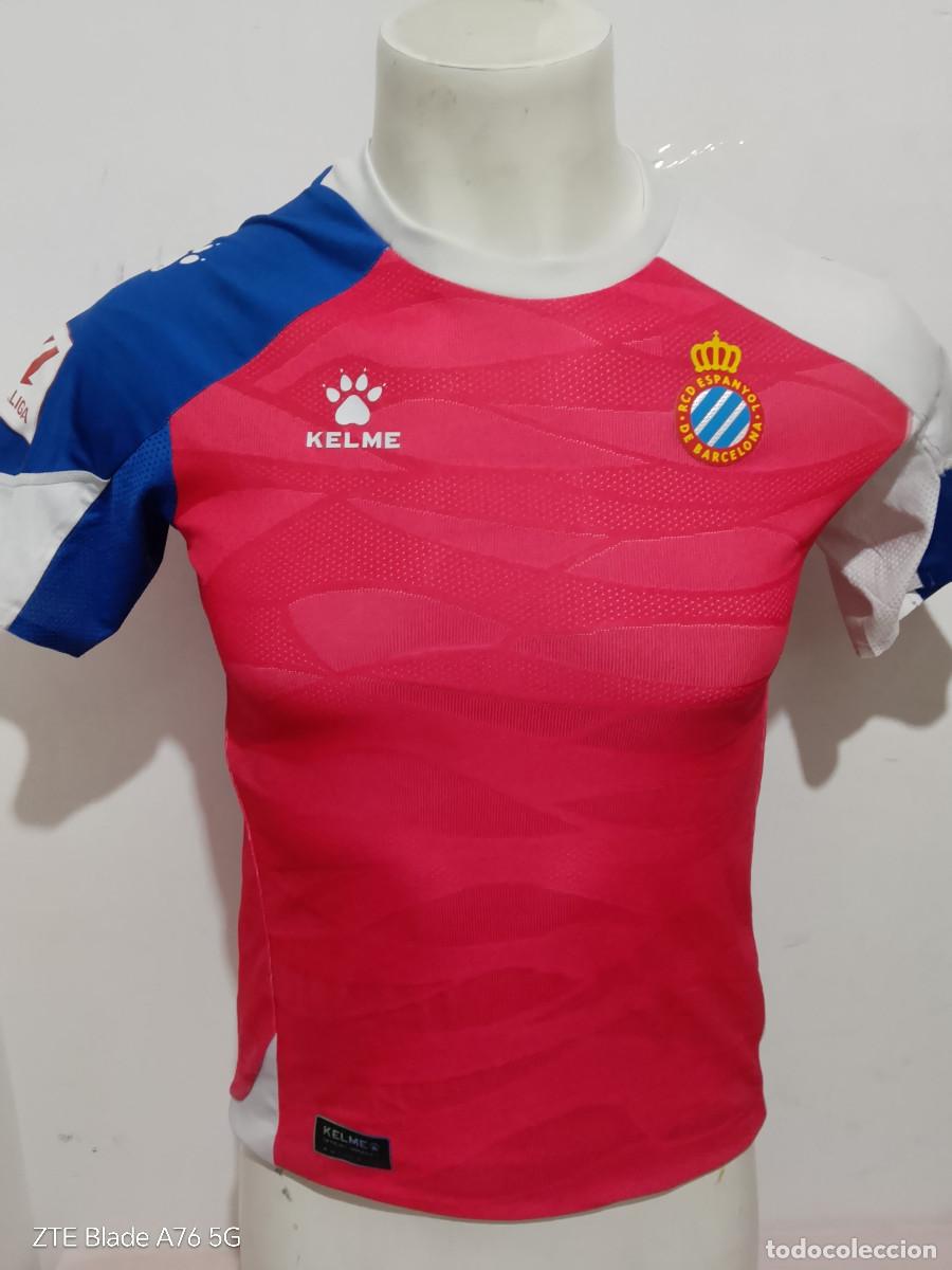 Coleccionismo deportivo: RCD Espanyol camiseta futbol xs dorsal fans