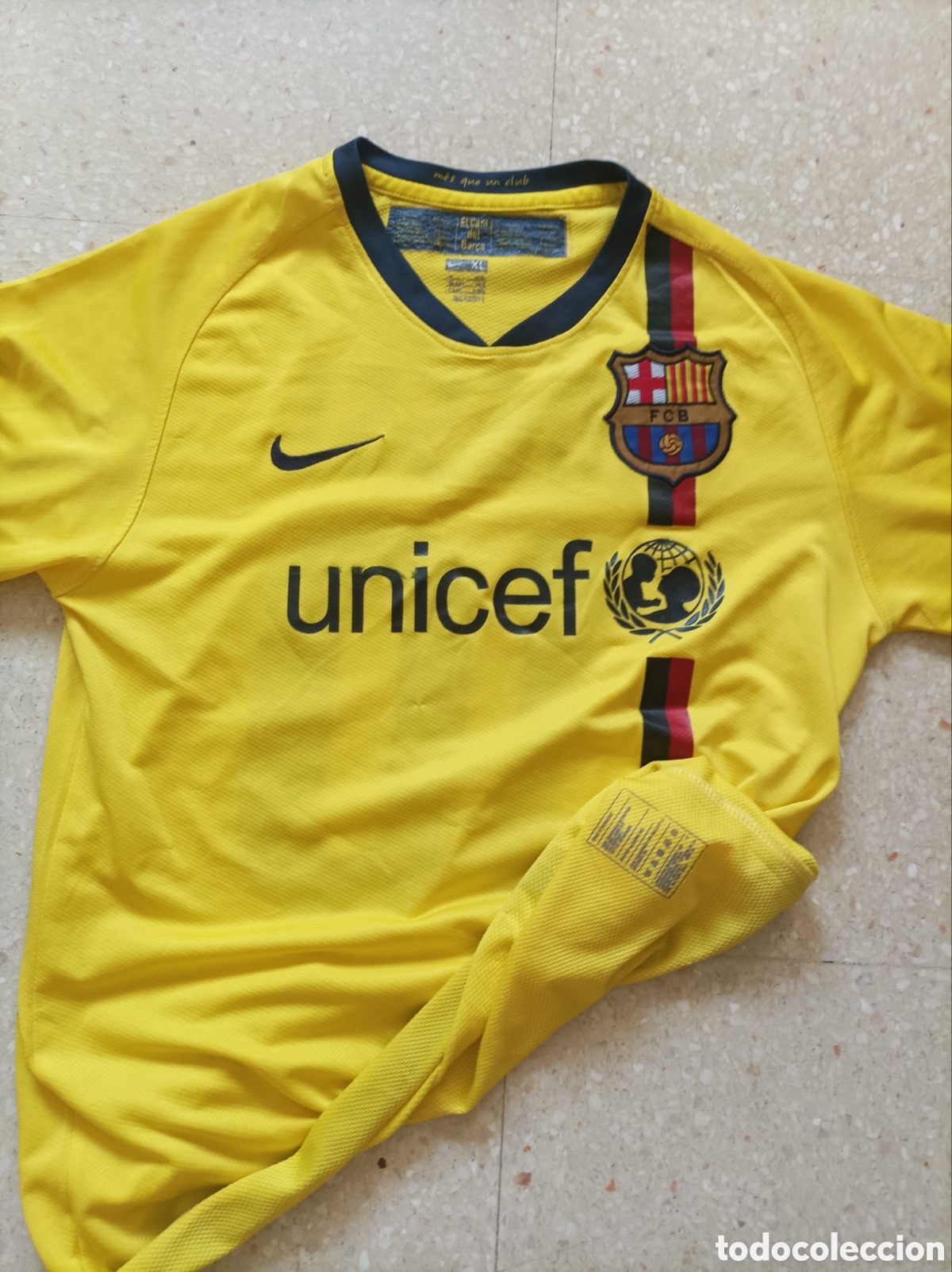Coleccionismo deportivo: Camiseta Match worn #10# Messi 2008/10 Away FC Barcelona Player issue