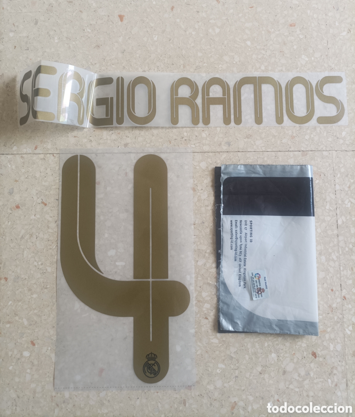 Coleccionismo deportivo: Nameset oficial #4# Sergio Ramos 2011/12 Home/Away Real Madrid Deadstock Sporting ID