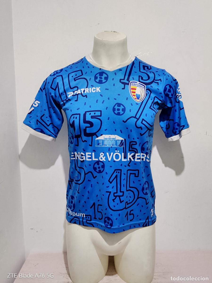 Coleccionismo deportivo: CE Vila Ol&iacute;mpica de Barcelona camiseta futbol catalunya s 54cts