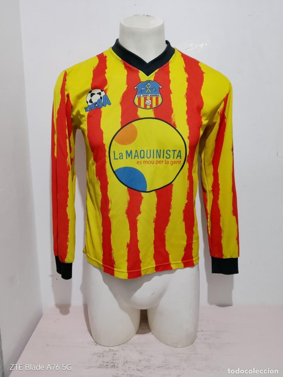 Coleccionismo deportivo: UE Sant Andreu Barcelona match worn camiseta futbol football shirt S 54cts
