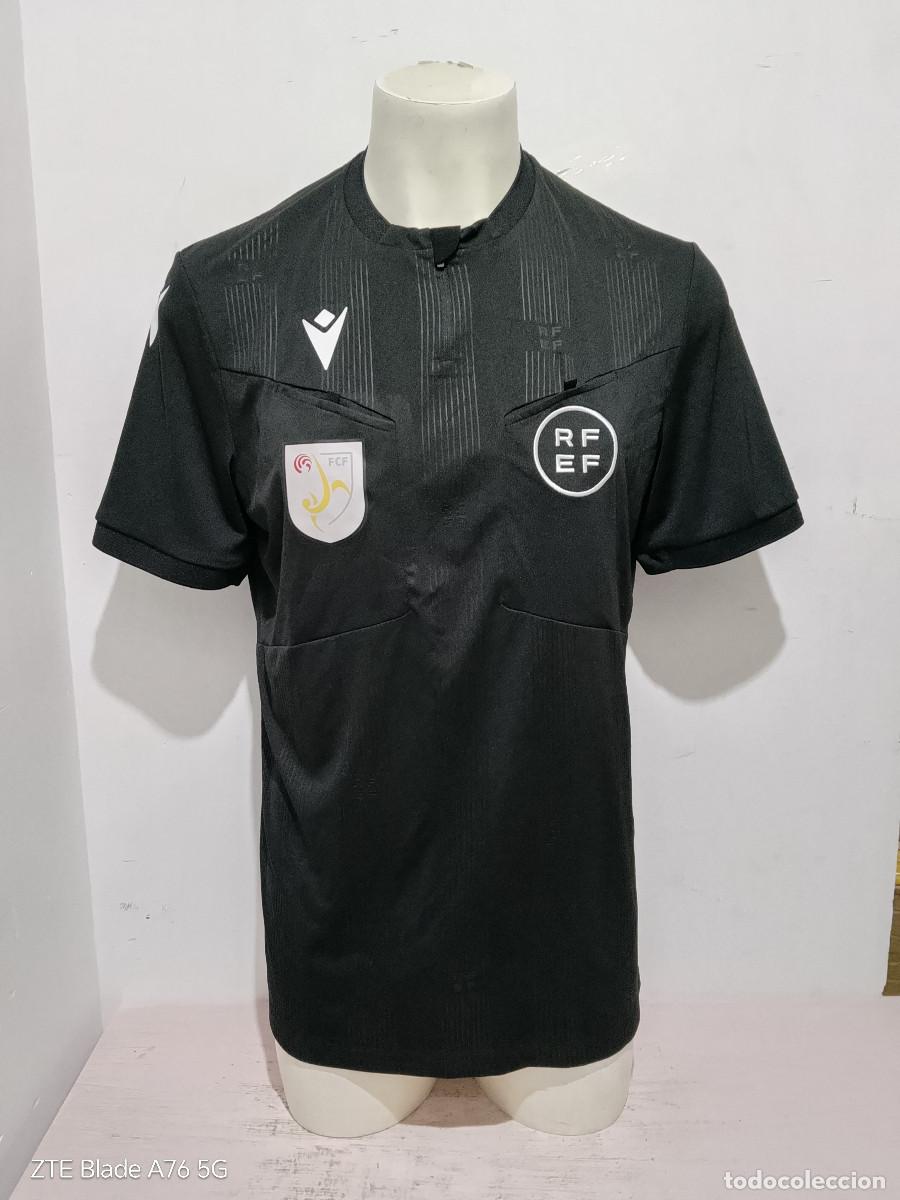 Coleccionismo deportivo: Arbitro Catalunya federacion camiseta futbol football shirt 57cts xl
