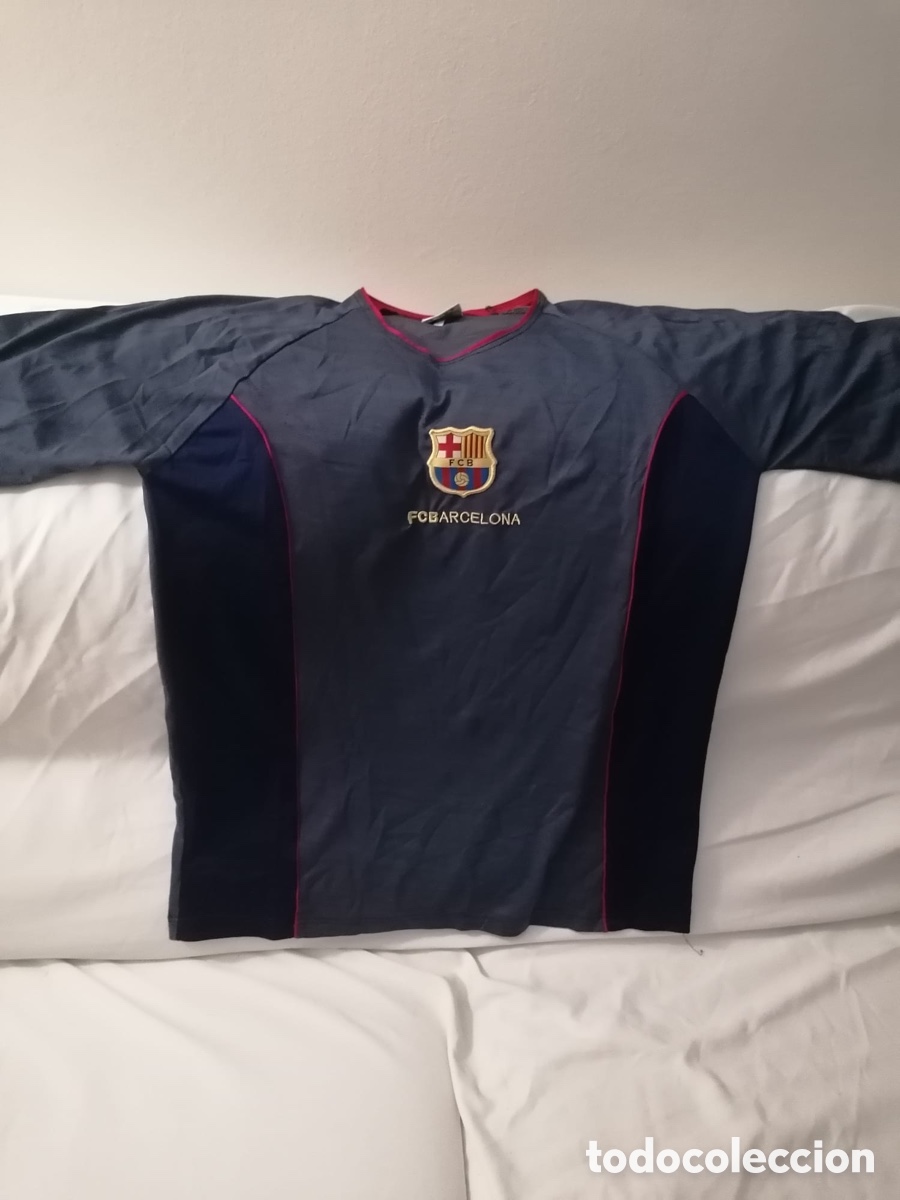 Coleccionismo deportivo: Camiseta FC Barcelona Talla L - Producto Oficial FCB Vintage Manga Corta