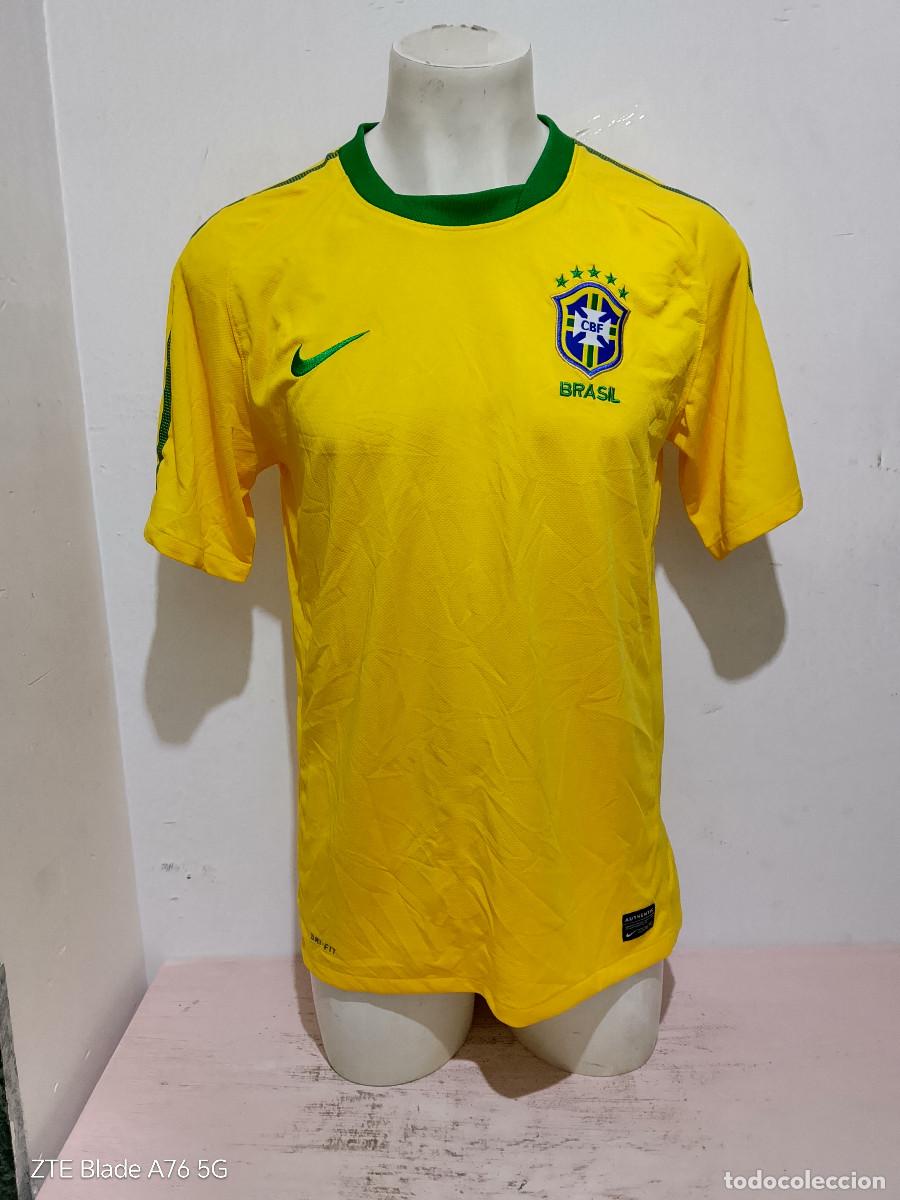 Coleccionismo deportivo: Brasil 2010 Mundial seleccion camiseta futbol football shirt L 54cts