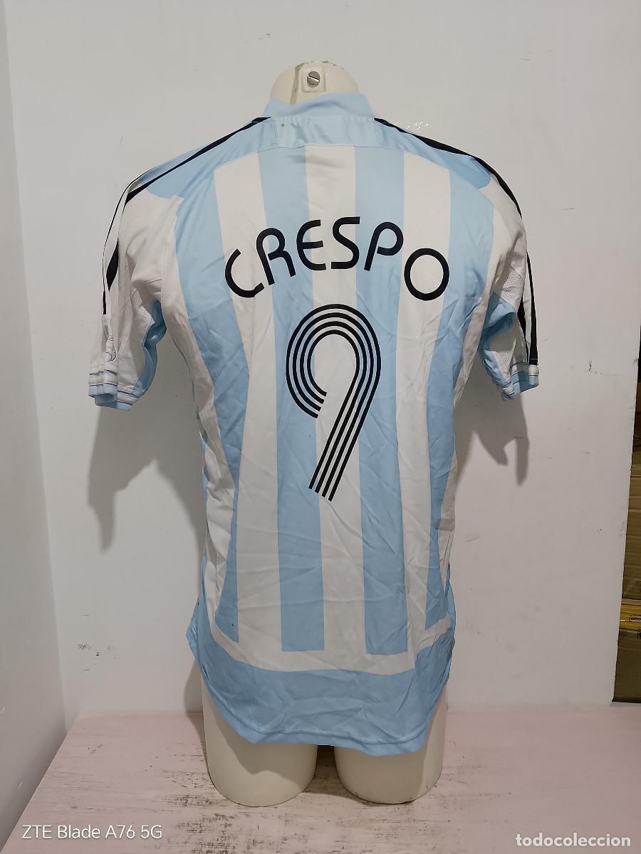 Coleccionismo deportivo: Argentina seleccion camiseta futbol Crespo football shirt s 54cts