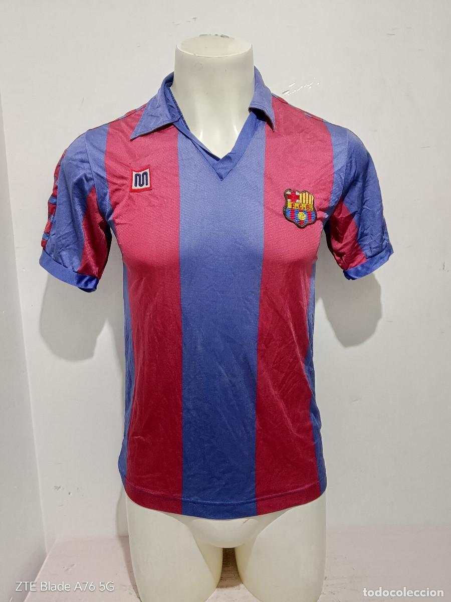 Coleccionismo deportivo: Meyba FC Barcelona vintage 1980 camiseta futbol football shirt s 47cts