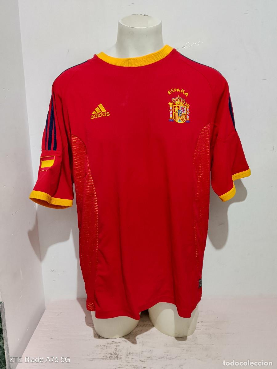 Coleccionismo deportivo: Espa&ntilde;a Spain 2002 seleccion camiseta futbol football shirt xl 64cts
