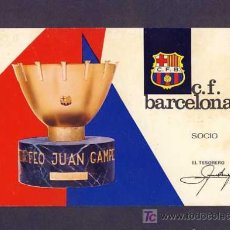 Coleccionismo deportivo: CARNET DE FUTBOL DEL BARCELONA BARÇA: 1967 ANUAL. Lote 6880443