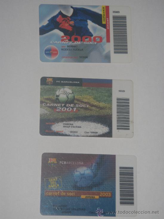 Coleccionismo deportivo: FC Barcelona-Carnet de Soci - - Foto 1