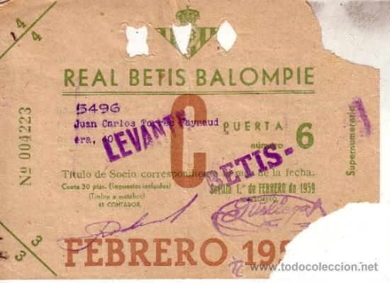 real betis balompié carnet