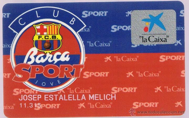 CARNET CLUB BARÇA SPORT FC BARCELONA (Coleccionismo Deportivo - Documentos de Deportes - Carnet de Socios)