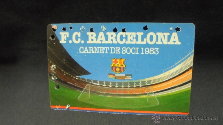 Carnet De Socio F C Barcelona 19 Anual Comprar Carnet De Socios Antiguos En Todocoleccion