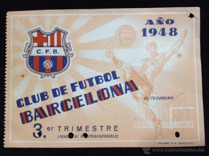 Carnet De Socio Futbol Club Fc Barcelona F C Ba Buy Old Membership Cards At Todocoleccion