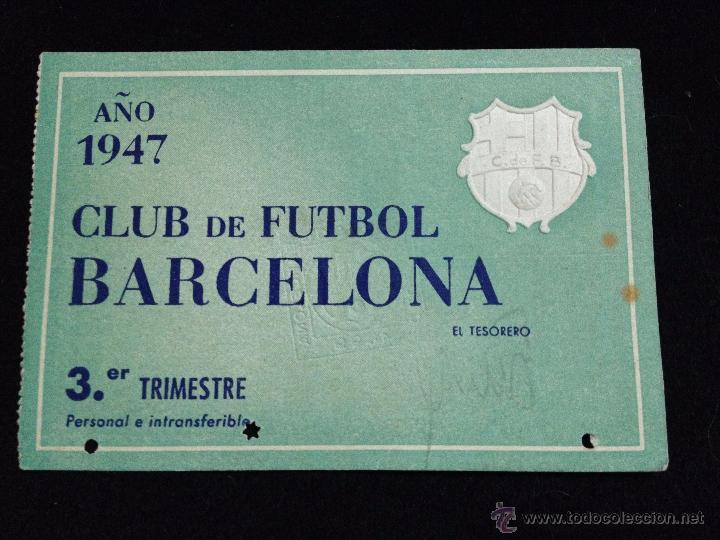 Carnet De Socio Futbol Club Fc Barcelona F C Ba Buy Old Membership Cards At Todocoleccion