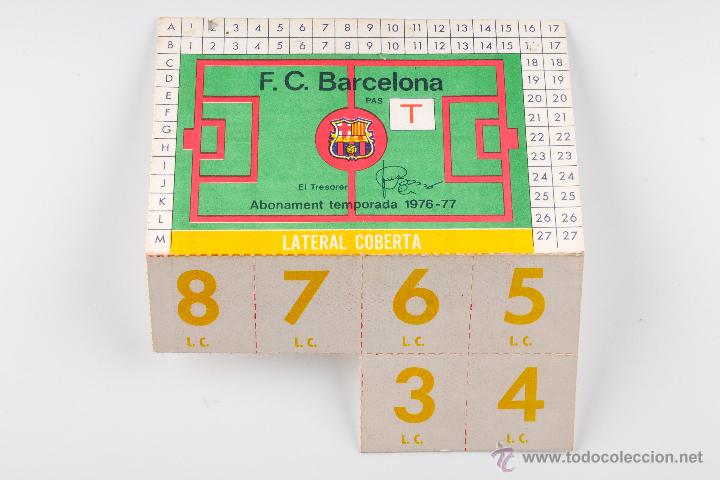 Carnet Socio Futbol Club Barcelona Abonament Buy Old Membership Cards At Todocoleccion