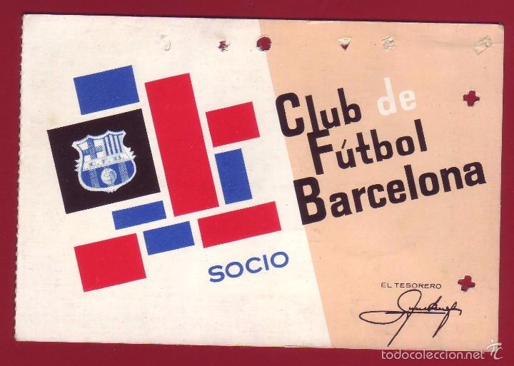 Carnet De Socio Club De Futbol Barcelona Te Buy Old Membership Cards At Todocoleccion