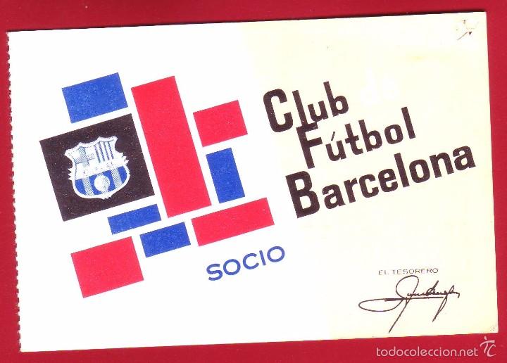 Carnet De Socio Club De Futbol Barcelona Te Buy Old Membership Cards At Todocoleccion