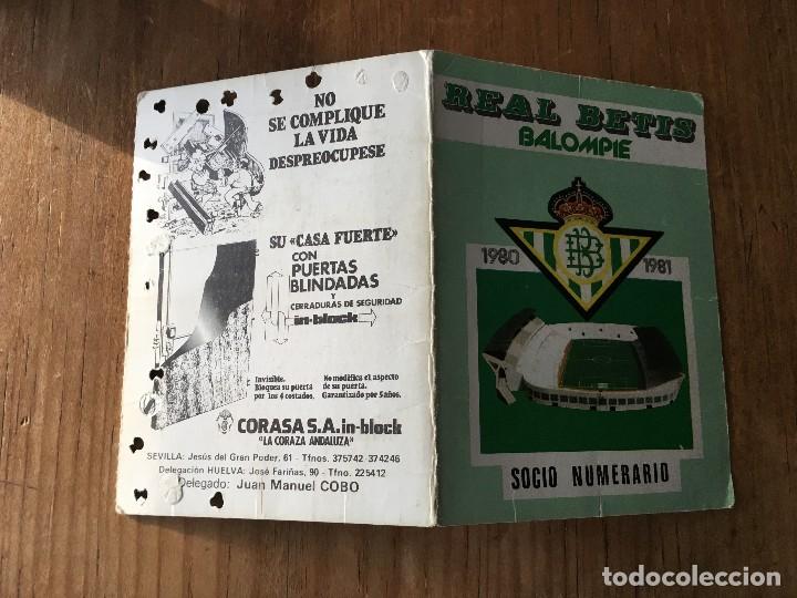 real betis balompié carnet