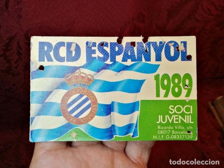 Carnet Socio Rcd R C D Espanyol Espanol Any 198 Vendido En Venta Directa