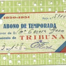 Coleccionismo deportivo: (F-181090)ABONO TEMPORADA C.F.BARCELONA - 1950-1951