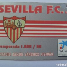 Coleccionismo deportivo: CARNET DE SOCIO DEL SEVILLA F.C. , TEMPORADA 1995-96. NIÑOS.. Lote 142938722