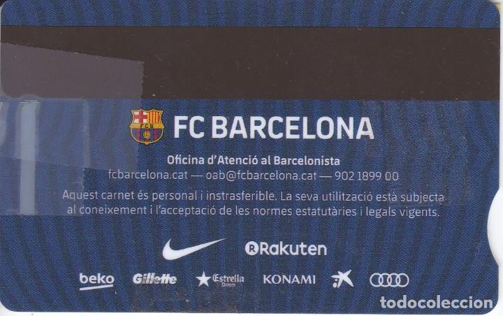 Carnet De Socio De Futbol Club Barcelona Tempor Verkauft Durch Direktverkauf