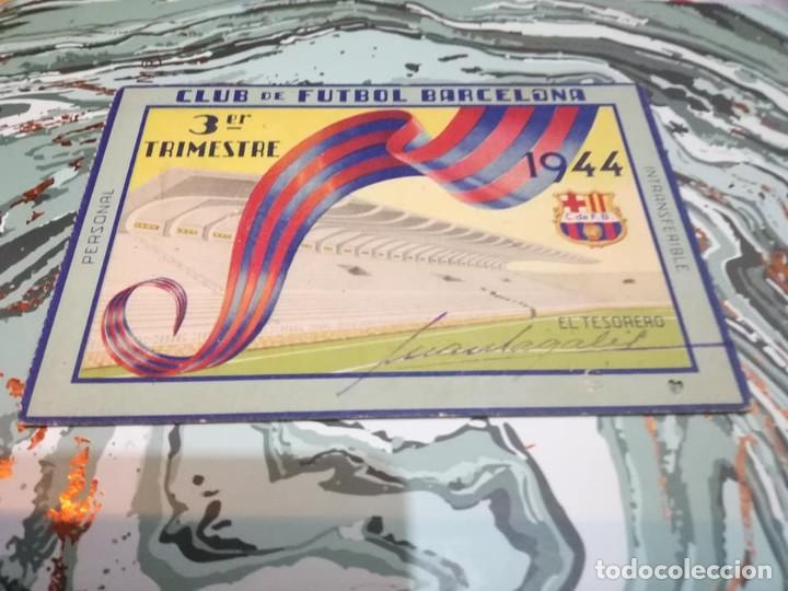 Carnet Fc Barcelona Barca 1944 3º T Comprar Carnet De Socios Antiguos En Todocoleccion