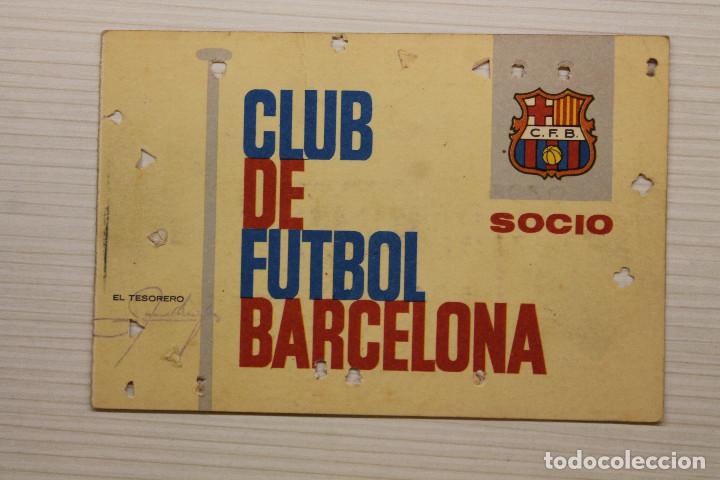 Futbol Club Barcelona Carnet Socio 1965 Buy Old Membership Cards At Todocoleccion