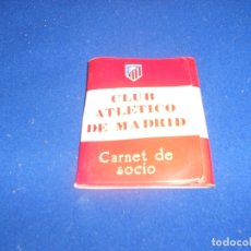 Coleccionismo deportivo: CARNET DE SOCIO CLUB ATLETICO MADRID Nº 32206 1991 BUEN ESTADO. Lote 182353257