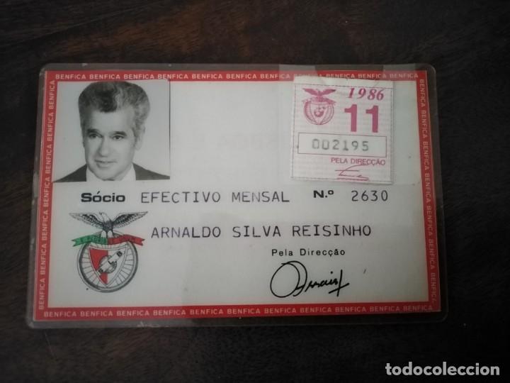 Sports collectibles: Carnet de Socio del BENFICA DE LISBOA.