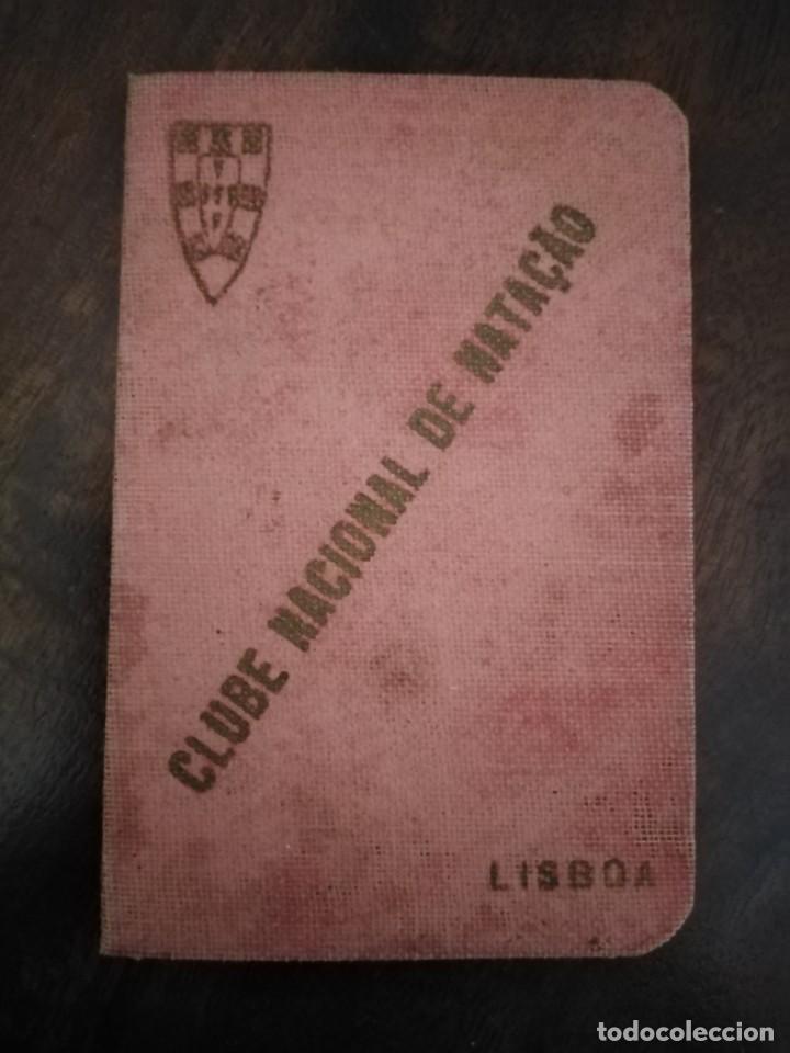 Sports collectibles: Carterita carnet Club Nacional de Nataci&oacute;n. Portugal.