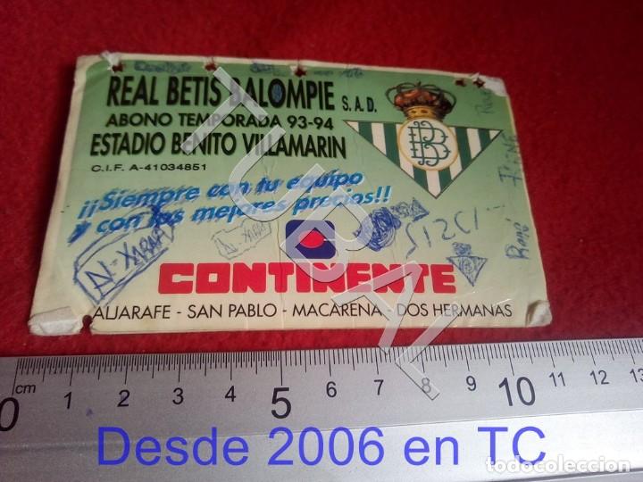 Tubal Real Betis Balompie Carnet De Socio Abona Comprar Carnet De Socios Antiguos En Todocoleccion