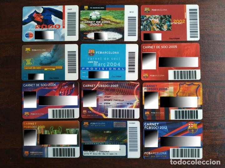 Sports collectibles: Un carnet de soci del Bar&ccedil;a del a&ntilde;o 2000 anual, varios a&ntilde;os a elegir
