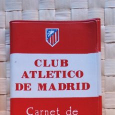 Coleccionismo deportivo: CARNET DE SOCIO O ABONADO DEL CLUB ATLÉTICO DE MADRID JULIO 1986. Lote 212816001