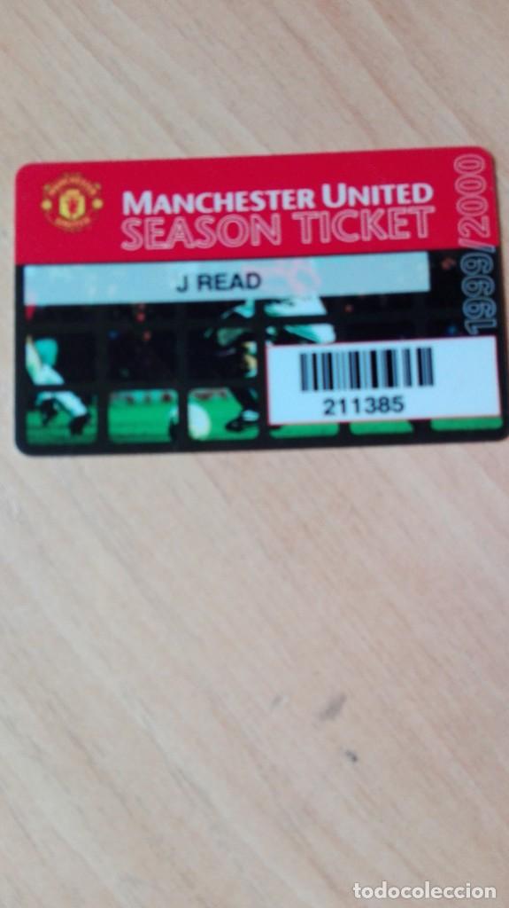Sammelleidenschaft Sport: Carnet Manchester United 1999-2000