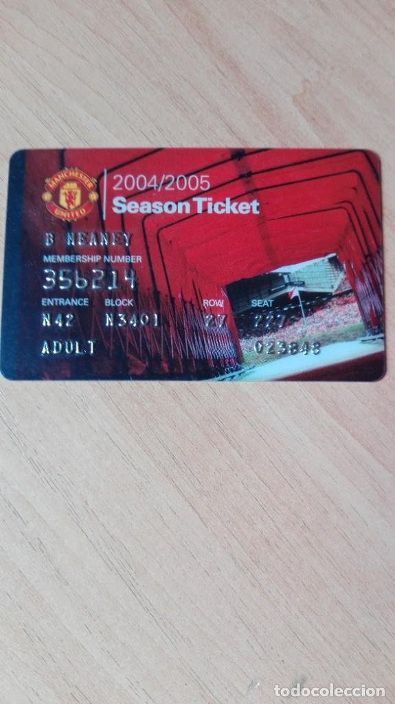 Sammelleidenschaft Sport: Carnet Manchester United 2004-05