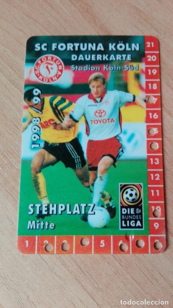 Sammelleidenschaft Sport: Carnet Fortuna de Colonia