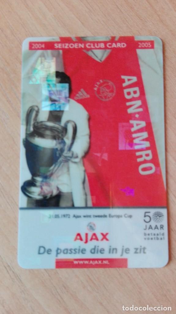 Coleccionismo deportivo: Carnet Ajax 2004-05 - Foto 1