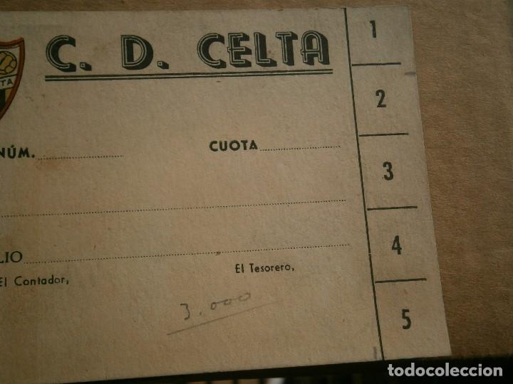 Coleccionismo deportivo: C.D.CELTA A&Ntilde;O 1949 UNICO EN TC - Foto 7
