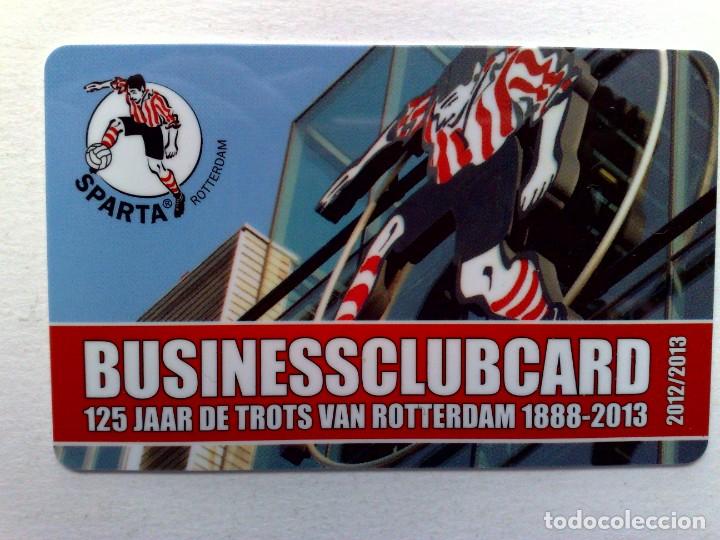 Sammelleidenschaft Sport: TARJETA BUSINESS,125 A&Ntilde;OS CLUB CARD SPARTA-ROTTERDAM (12/13)