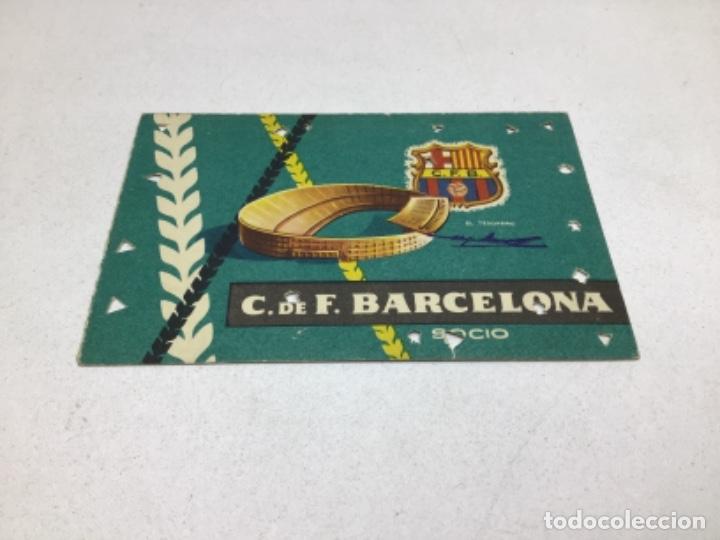 Sammelleidenschaft Sport: CARNET DE SOCIO F.C. BARCELONA - ANUAL A&Ntilde;O 1959