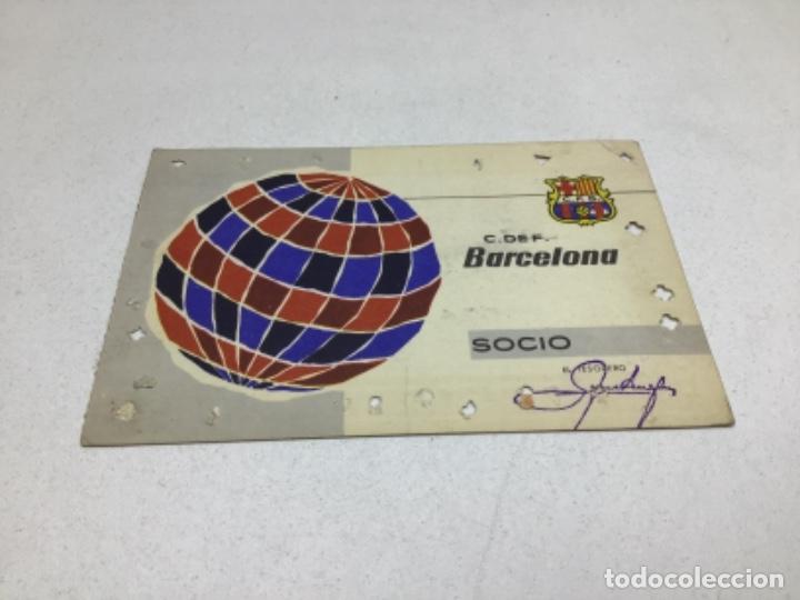 Sammelleidenschaft Sport: CARNET DE SOCIO F.C. BARCELONA - ANUAL A&Ntilde;O 1964