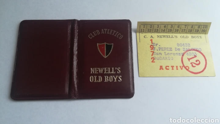 Sammelleidenschaft Sport: CARNET NEWELL'S OLD BOYS A&Ntilde;OS 70 ARGENTINA ROSARIO FUTBOL FOOTBALL ABONO