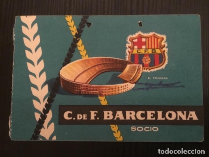 Sammelleidenschaft Sport: Carnet socio Futbol Club Barcelona 3er trimestre 1959