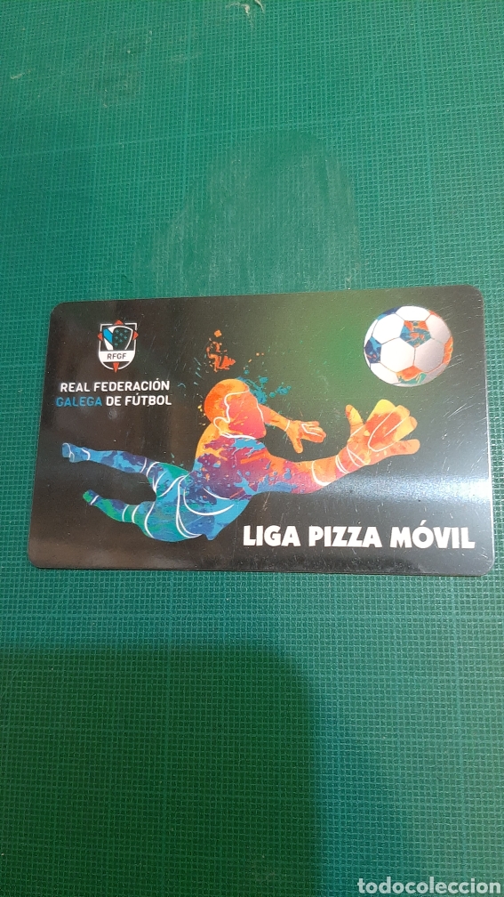 Sports collectibles: LIGA FEDERACI&Oacute;N ESPA&Ntilde;OLA F&Uacute;TBOL PIZZA M&Oacute;VIL TARJETA DESCUENTO