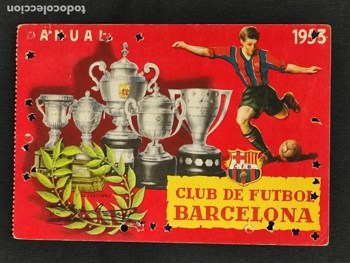 Coleccionismo deportivo: AÑÓ 1953 - CARNET DE SOCIO CLUB DE FUTBOL BARCELONA - ANUAL - - Foto 1 - 299212328